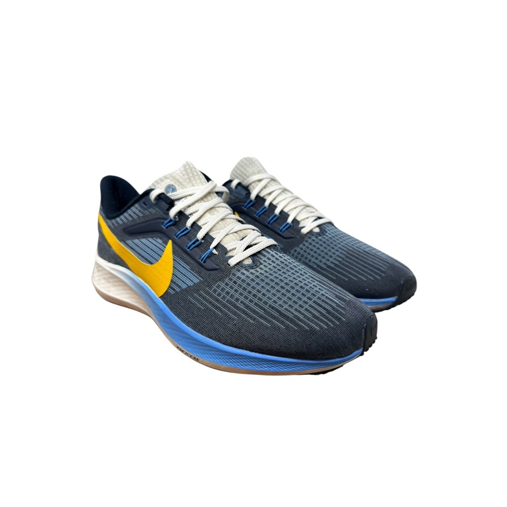 Nike Air Zoom Pegasus 39 Mens Running Shoes Thunder Blue Gold DO9580-400 Size 10 - Picture 2 of 12